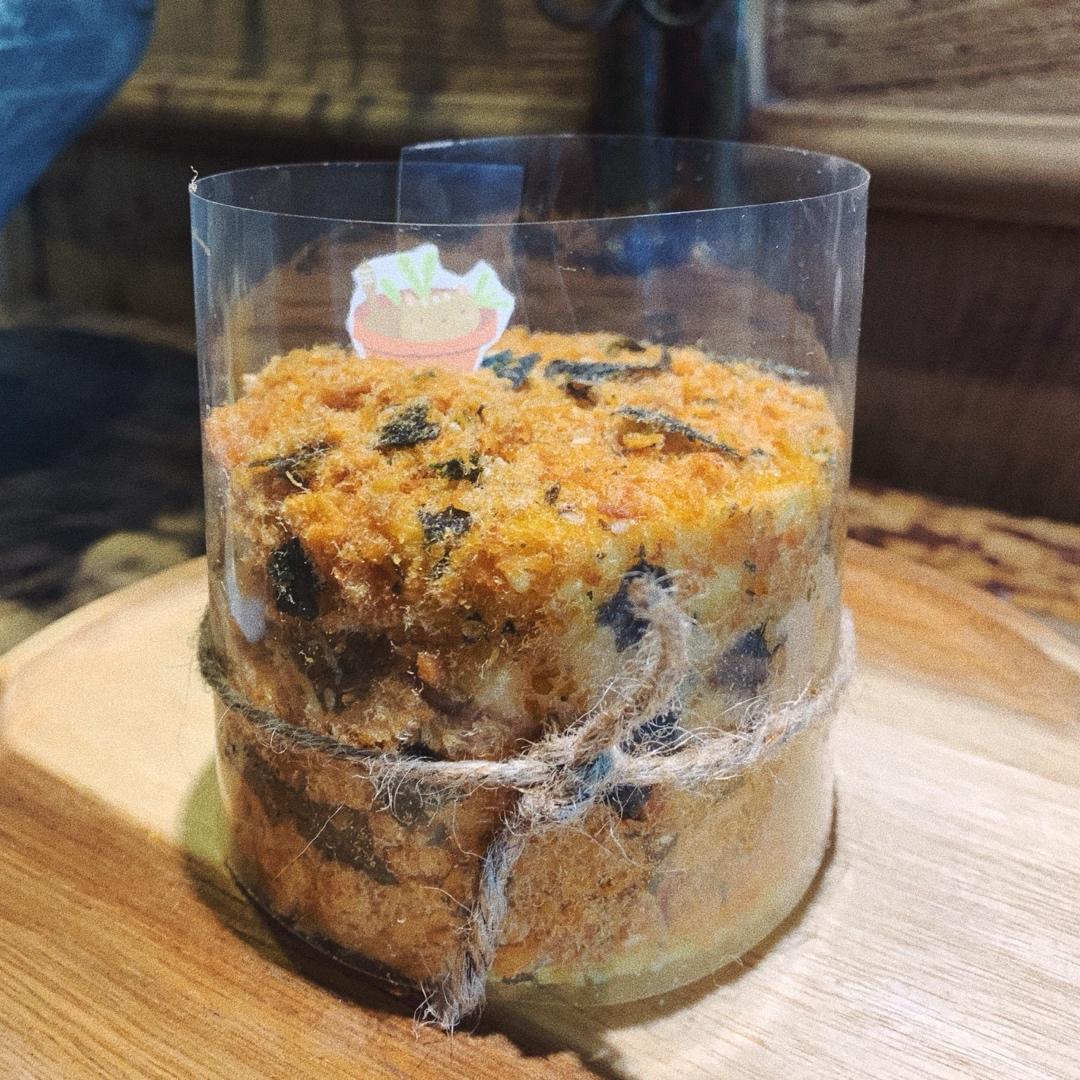 芋泥肉松麻薯蛋糕