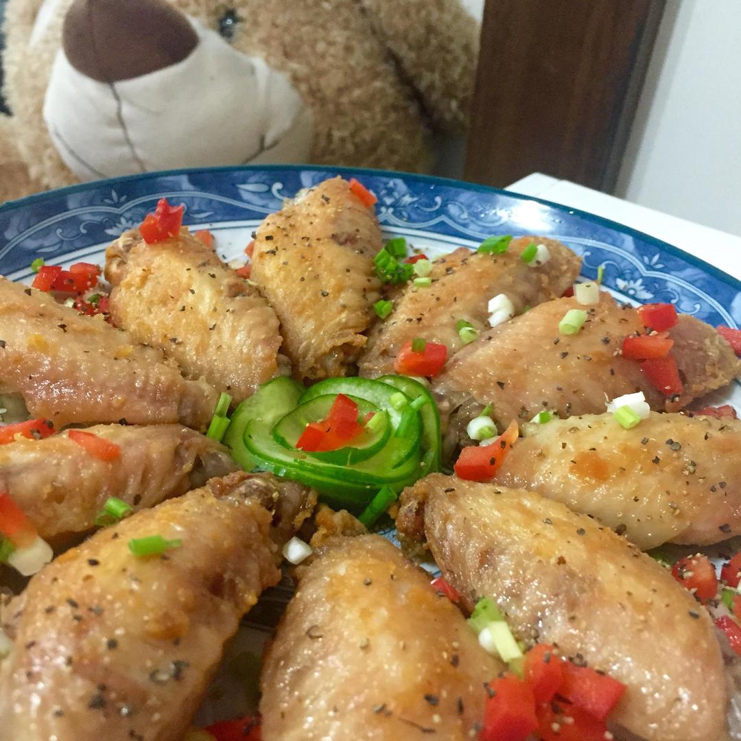 盐煎鸡翅的做法