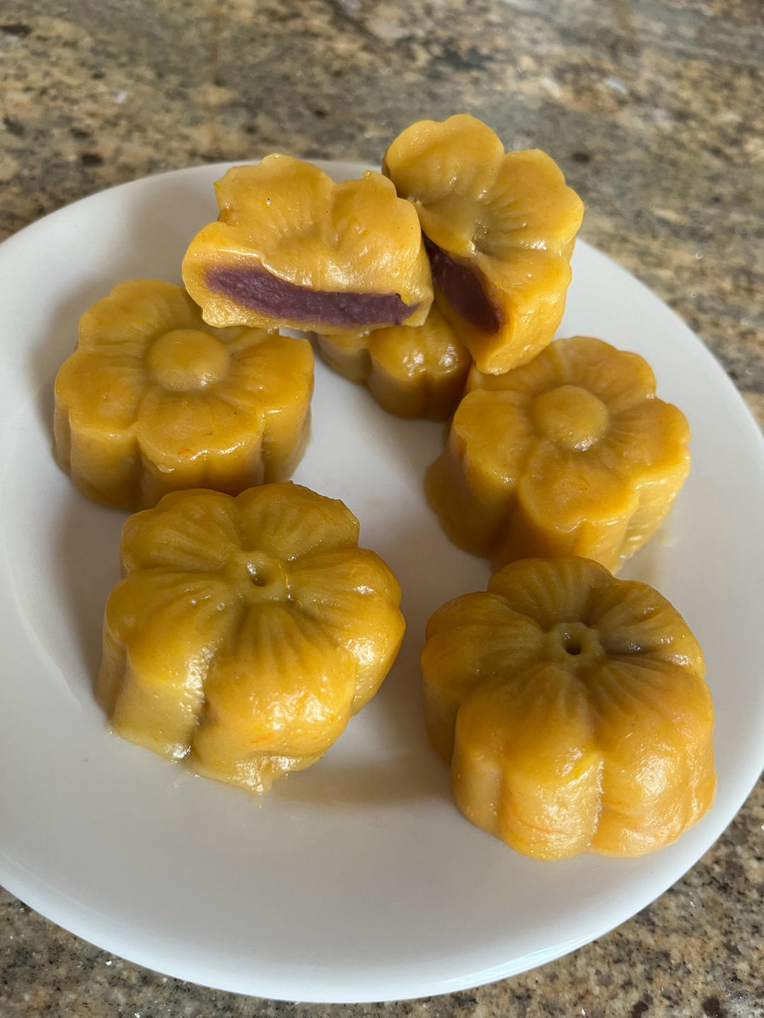 蒸南瓜香芋月饼