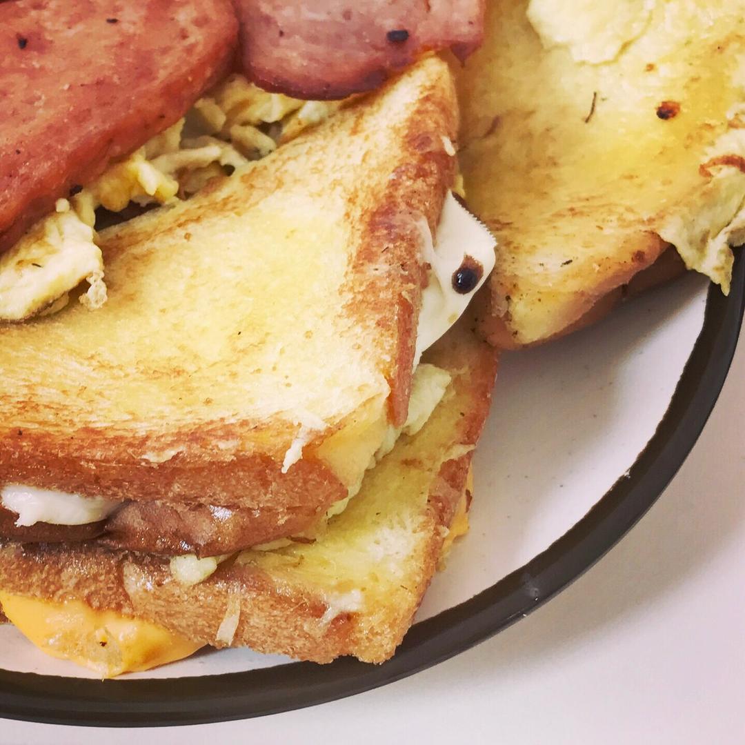 培根芝士西多士