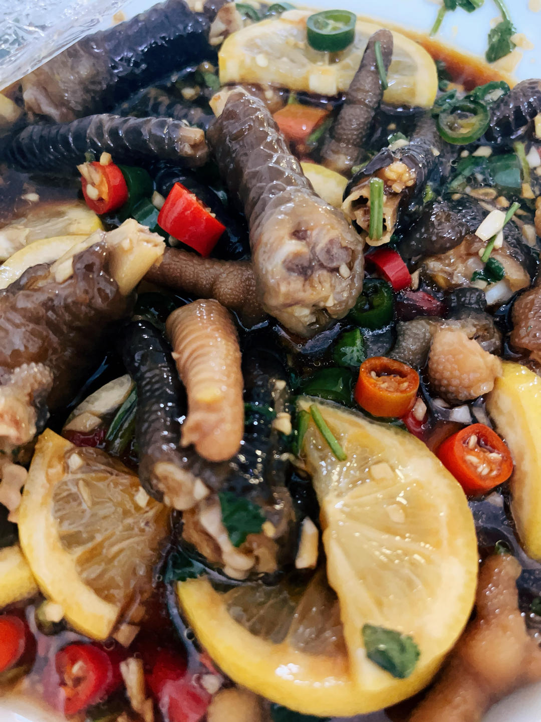 🍋柠檬百香果🌶️酸辣网红鸡爪