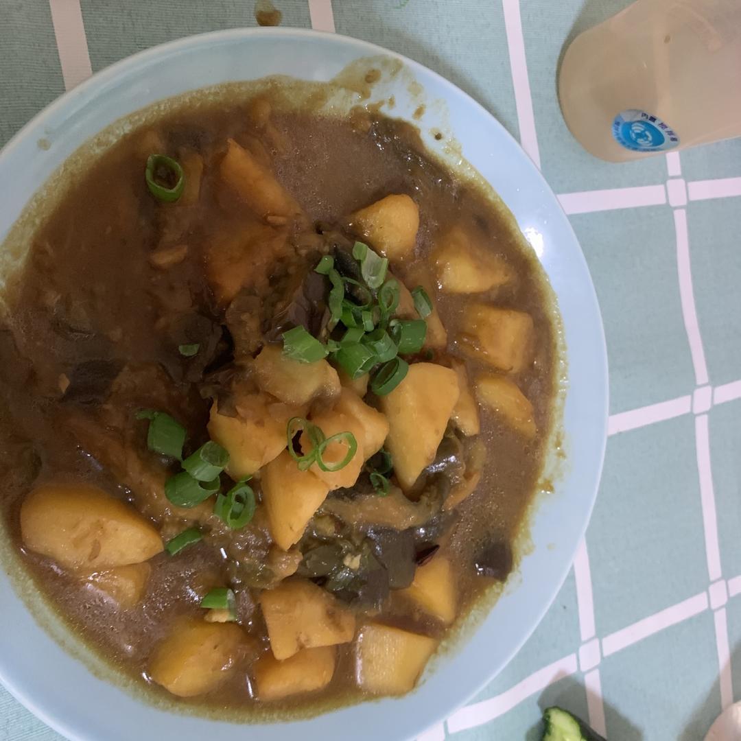 土豆炖茄子