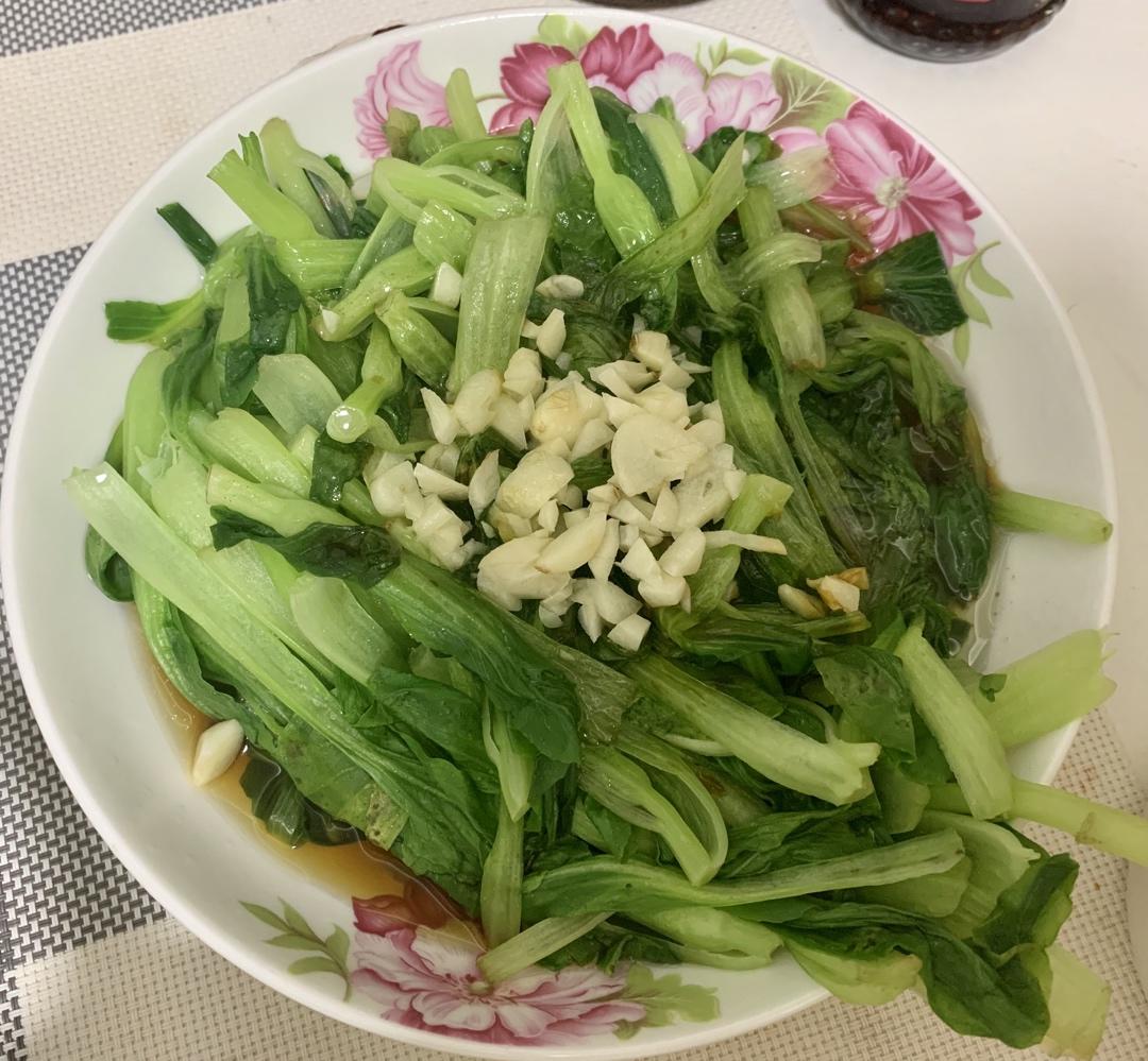 鸡毛菜的最佳打开方式：白灼鸡毛菜
