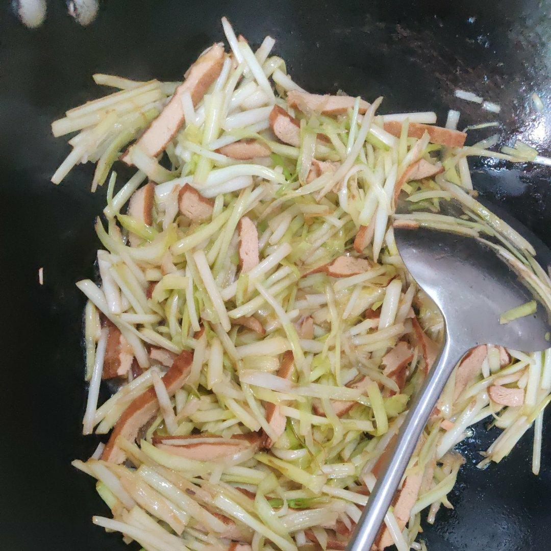 韭黄炒豆干