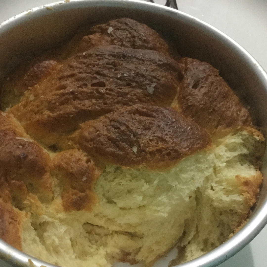入门级不用揉出膜的手撕紫薯面包无黄油版