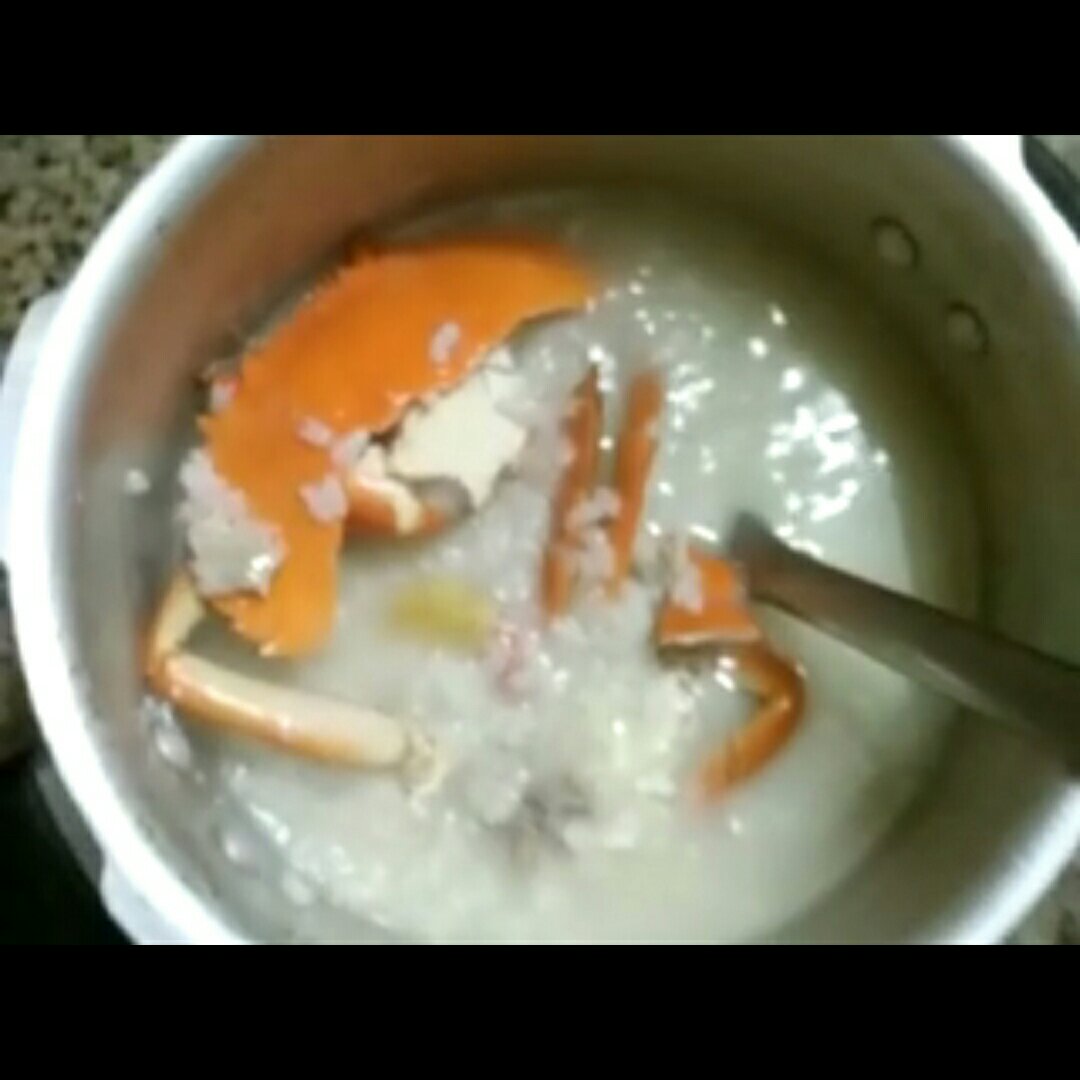 海鲜螃蟹粥（压力锅版）
