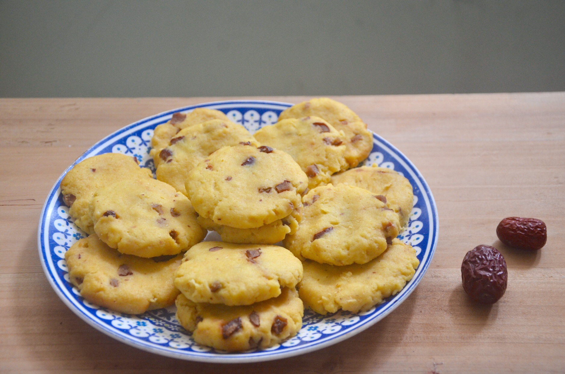 超低卡减脂 ——松软红枣玉米小饼的做法