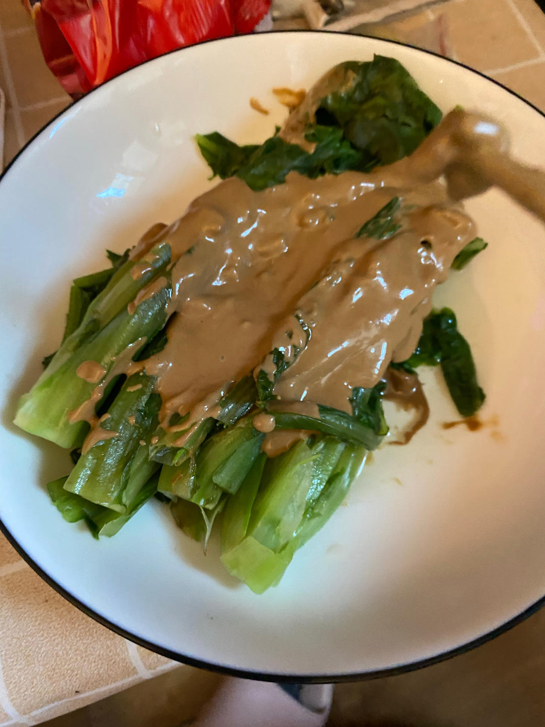 每次做都光盘的麻酱油麦菜