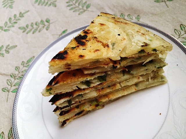 自制葱油饼