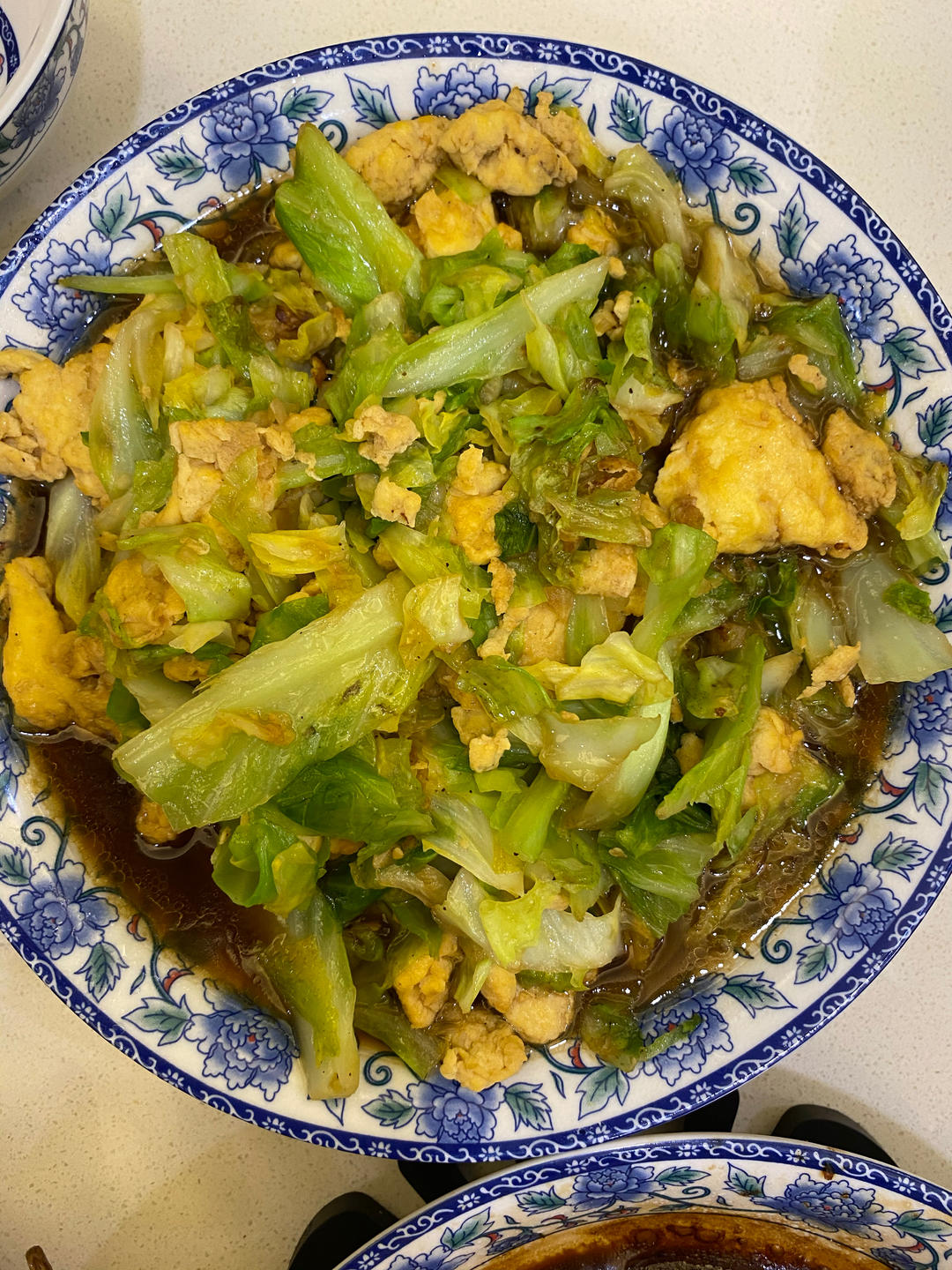 🔥巨美味，低脂低卡的包菜炒鸡蛋，好吃不胖