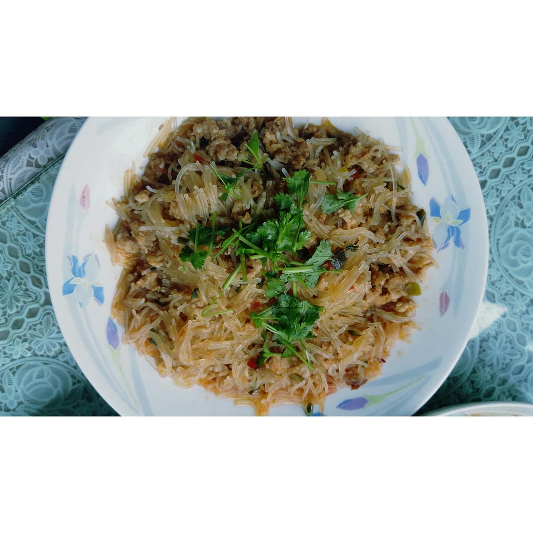 肉末粉丝煲