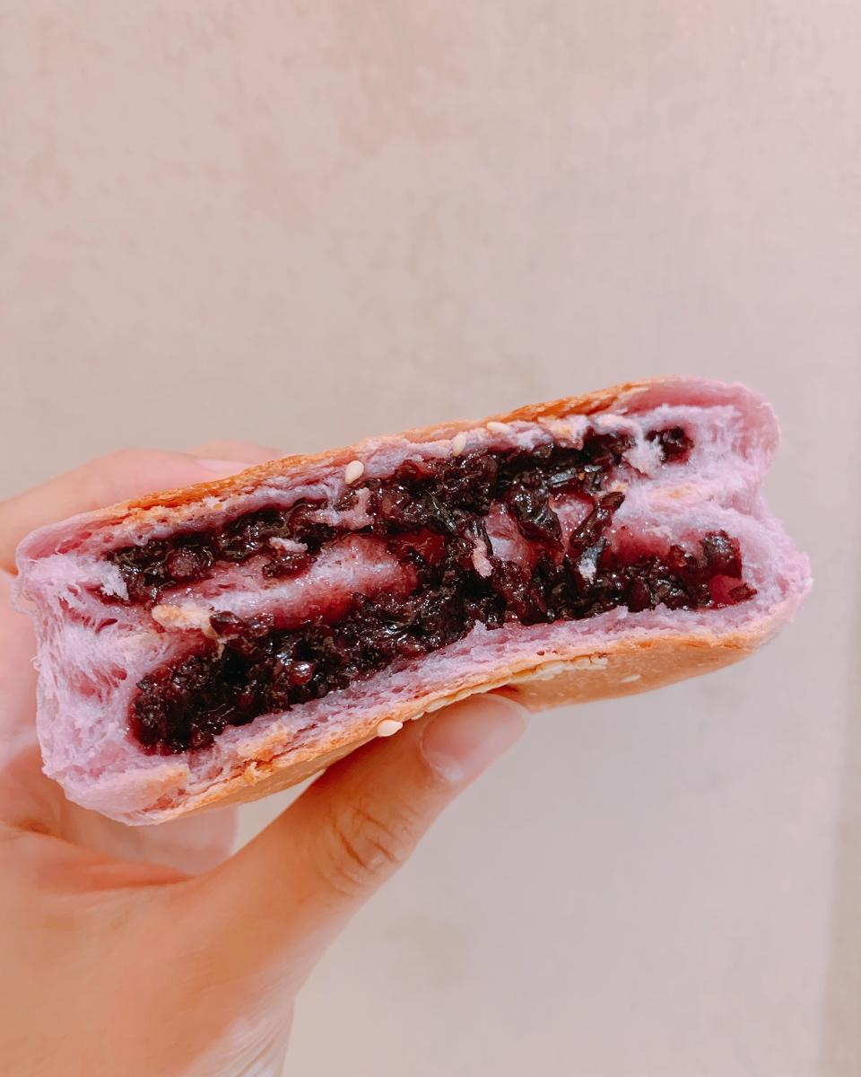 日式紫薯紫糯米包