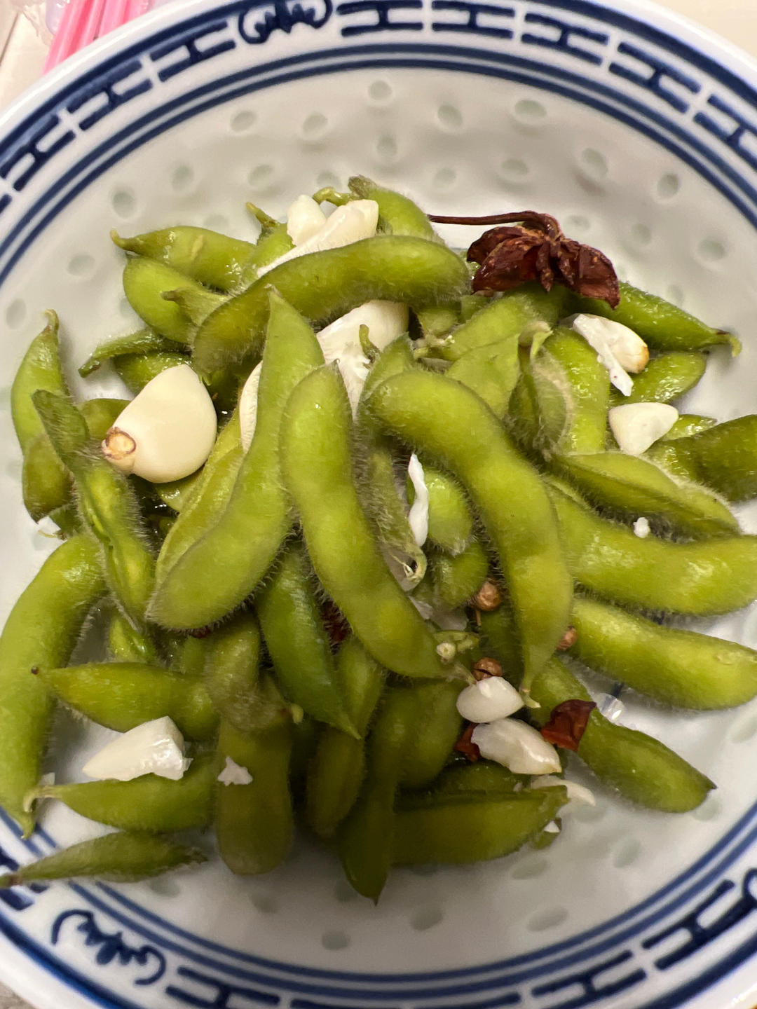 煮毛豆—不会变色版
