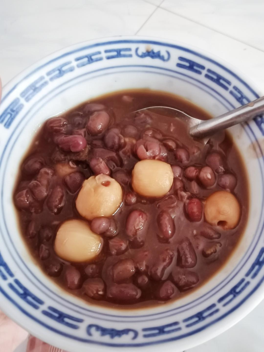 电饭锅版红豆汤
