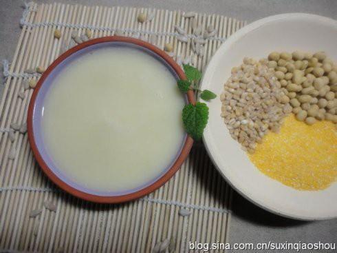 玉米小麦黄豆浆的做法