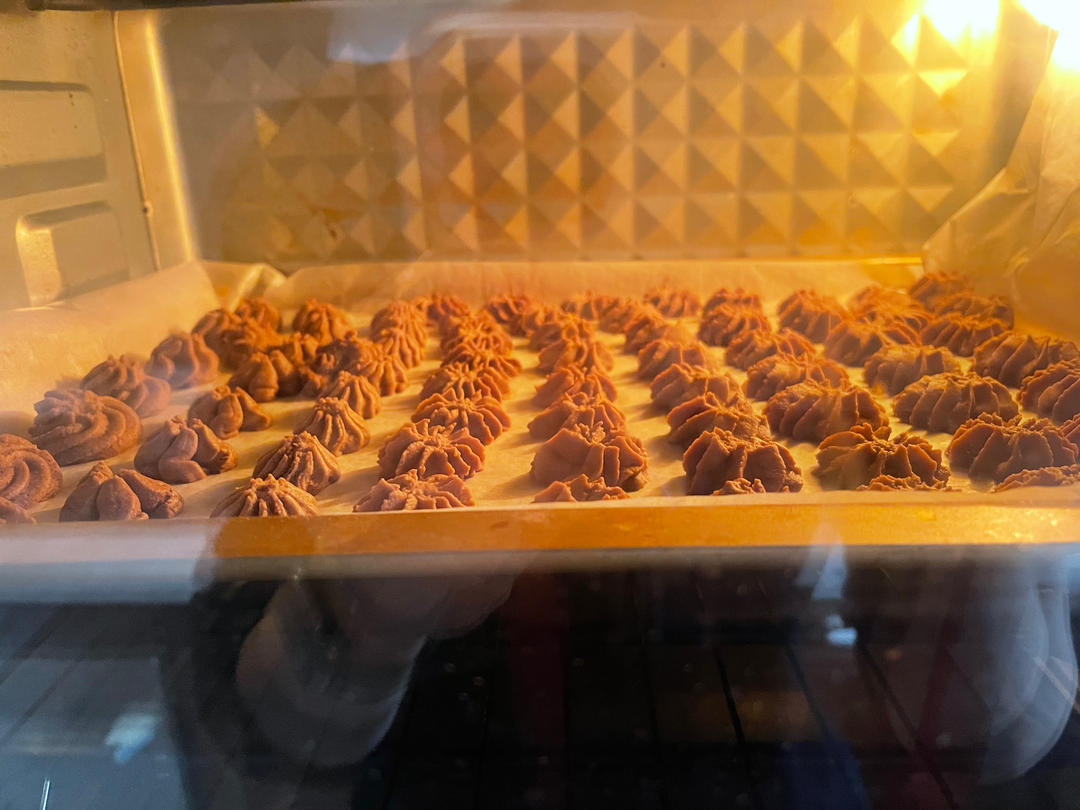 曲奇饼干，完美配方超好挤，酥到不敢碰，一个月还能酥掉渣