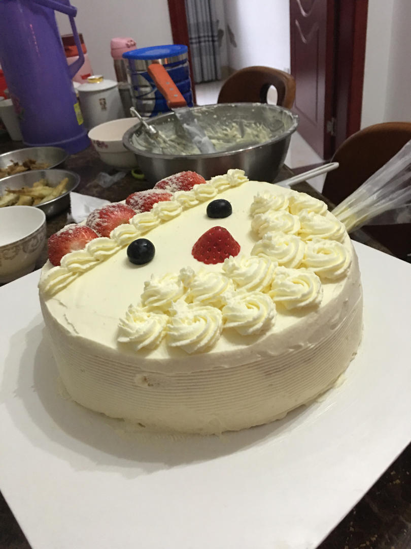 八寸戚风蛋糕胚