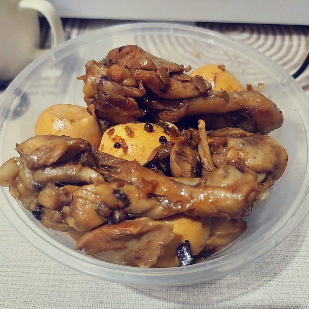 爆好吃的卤鸡腿 卤蛋❗电饭煲 炒锅都可以做~