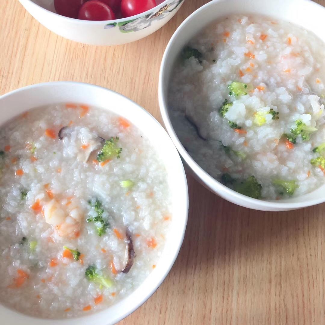 蔬菜虾仁粥