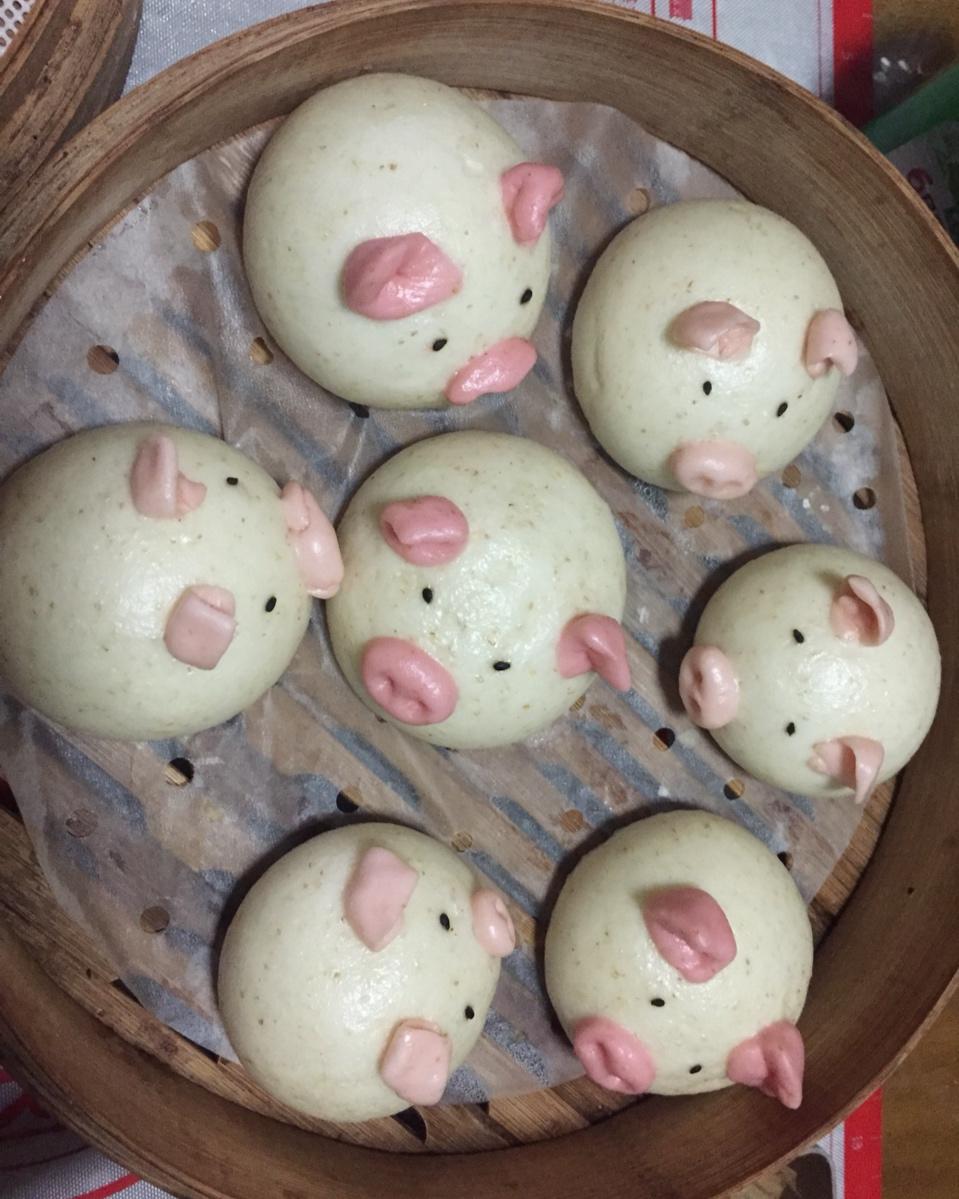 葱卷、馒头和包子的做法（借鉴后摸索出来的）