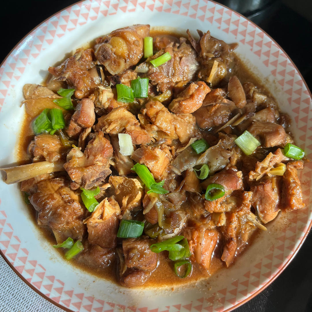 葱油焖鸡