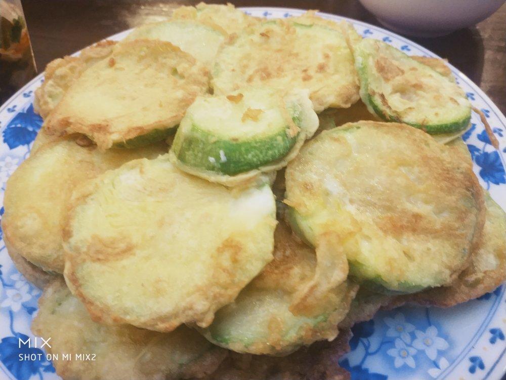 香煎西葫芦饼——另类天妇罗感
