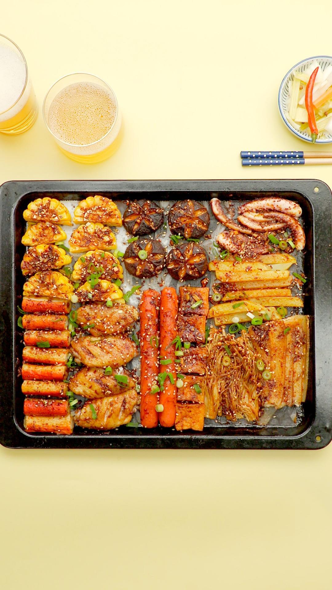 家庭版聚餐烧烤