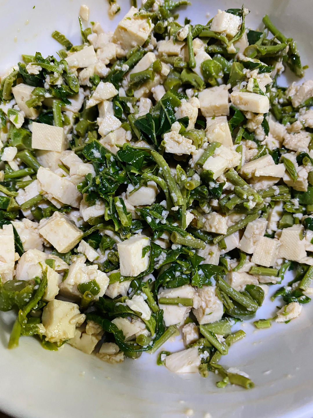 香椿芽拌豆腐