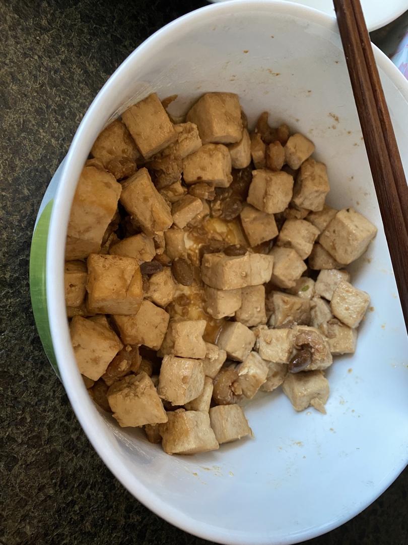海米香菜烧豆腐