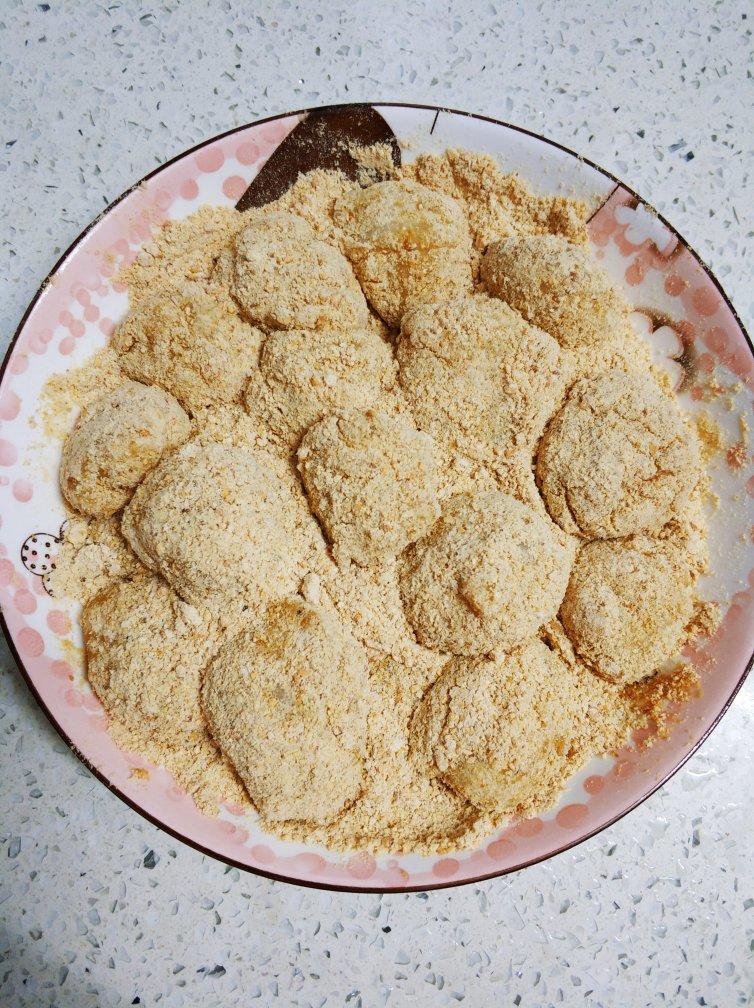 糍粑，糯米糍，黄豆粉粘糯米球【附上黄豆粉的做法】