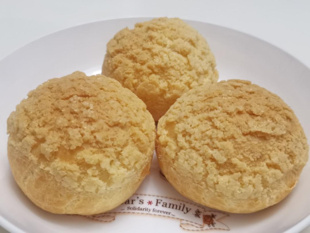 一口就爆浆的卡士达酥皮泡芙