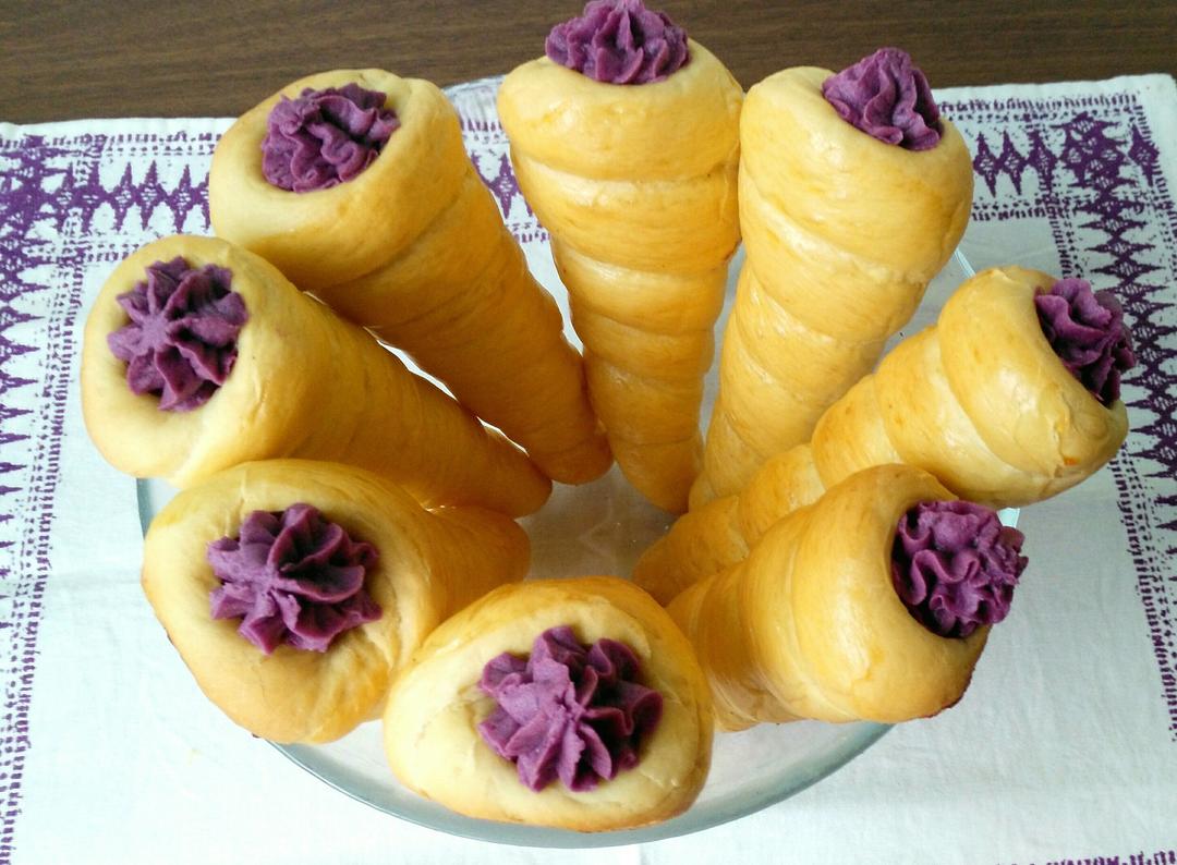 晓雾秋萤做的螺旋面包卷