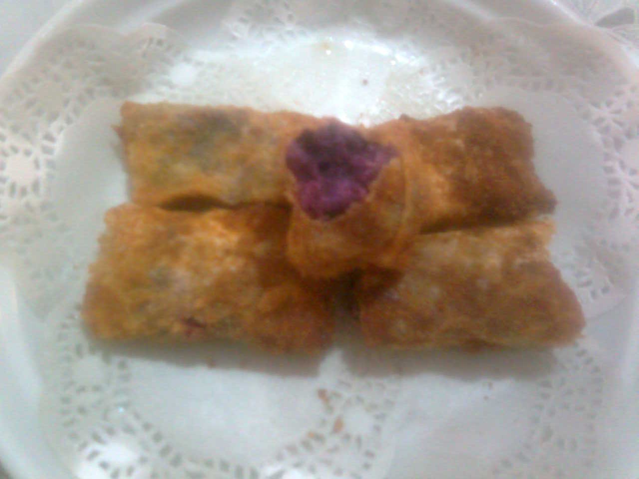 酥皮紫薯卷
