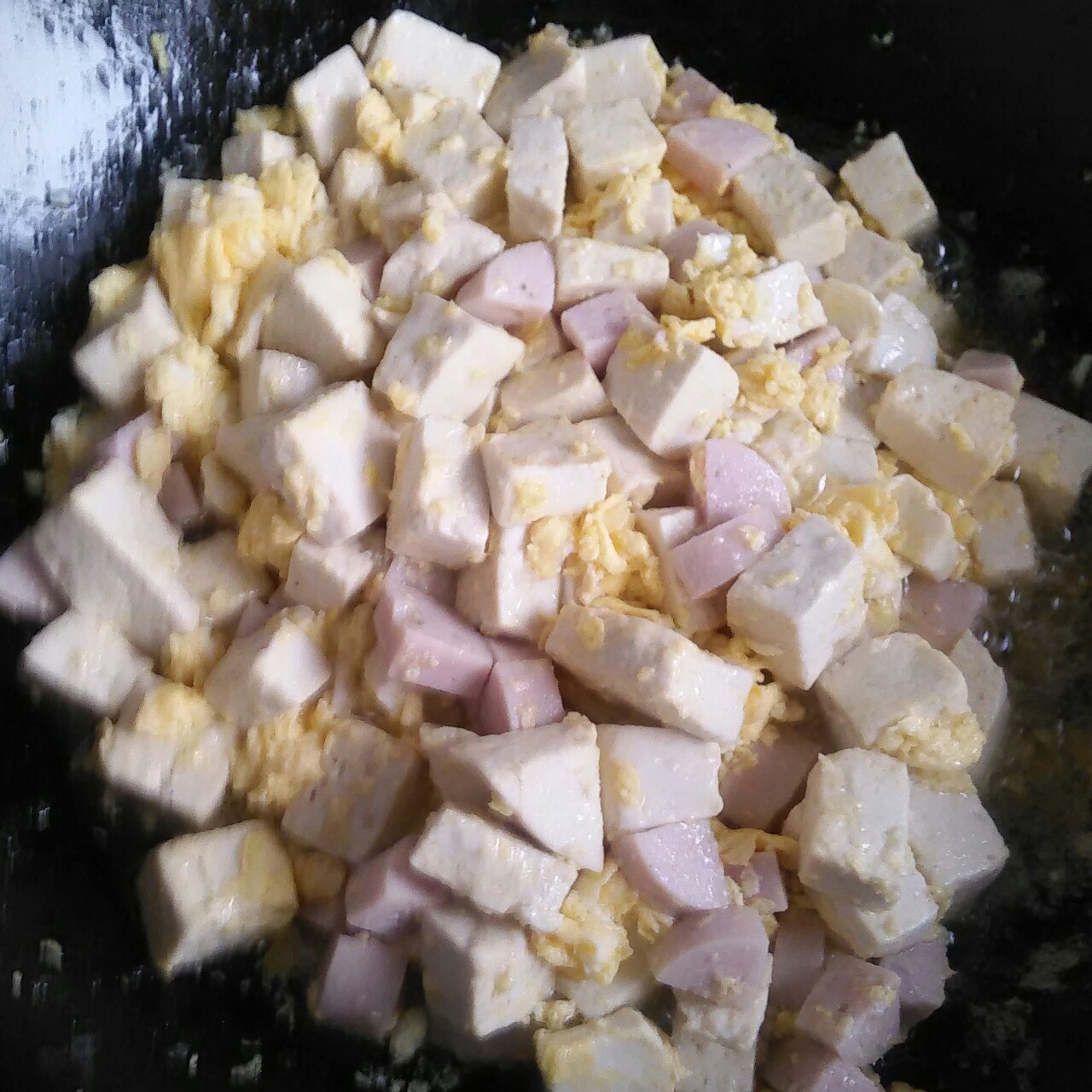 蛋包豆腐丁