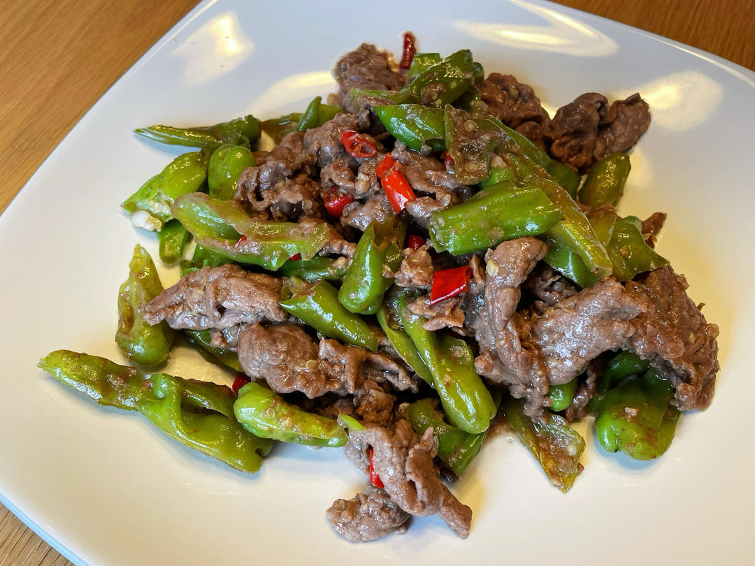 小炒黄牛肉