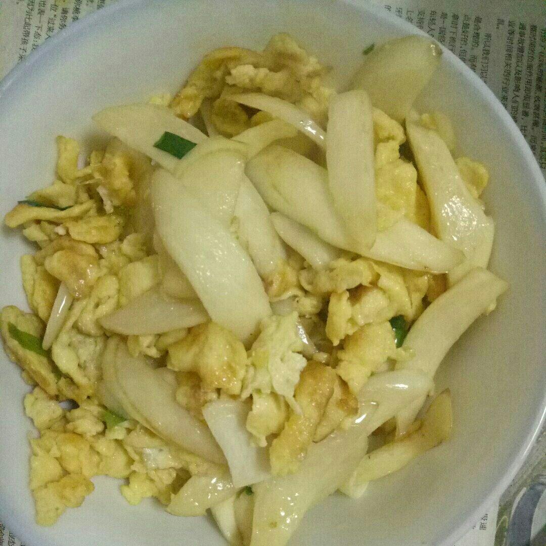 茭白炒鸡蛋