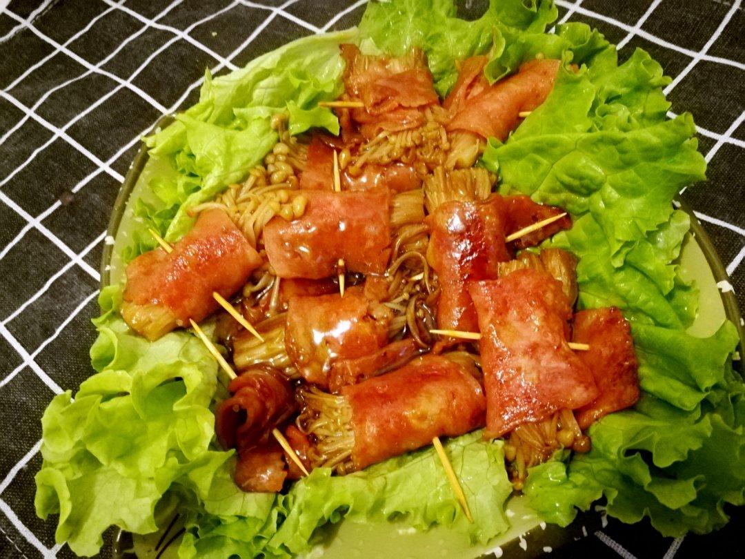 金针菇培根卷