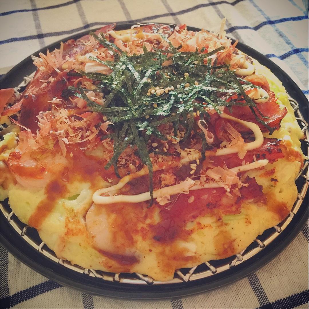 大阪烧 (Okonomiyaki)