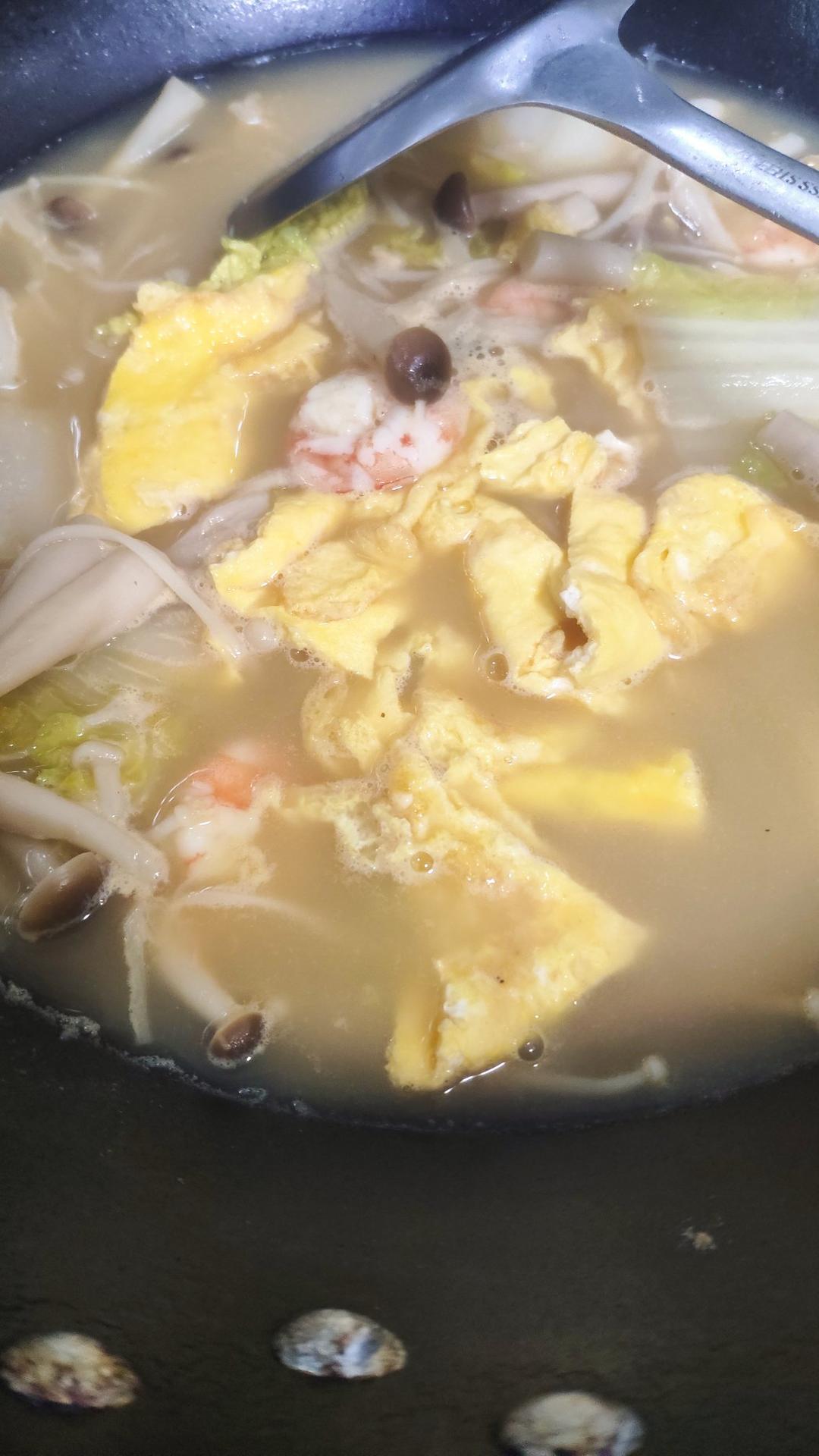 不放一滴油越喝越瘦娃娃菜三鲜汤❗️低脂瘦身