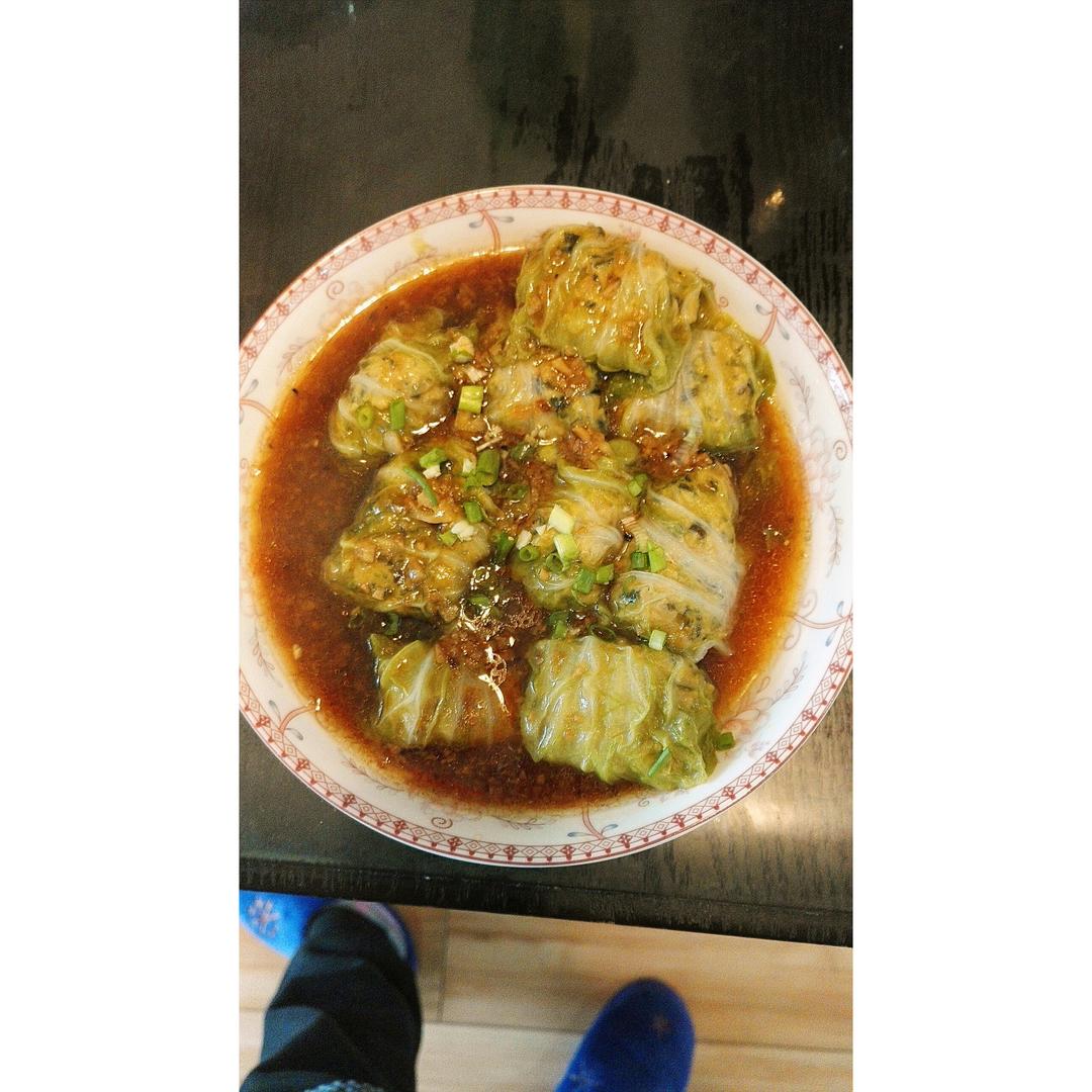 肉酿白菜卷