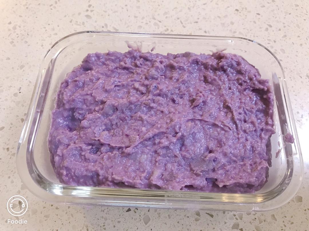 不用淡奶油也能做出好吃的芋泥酱(o^^o)