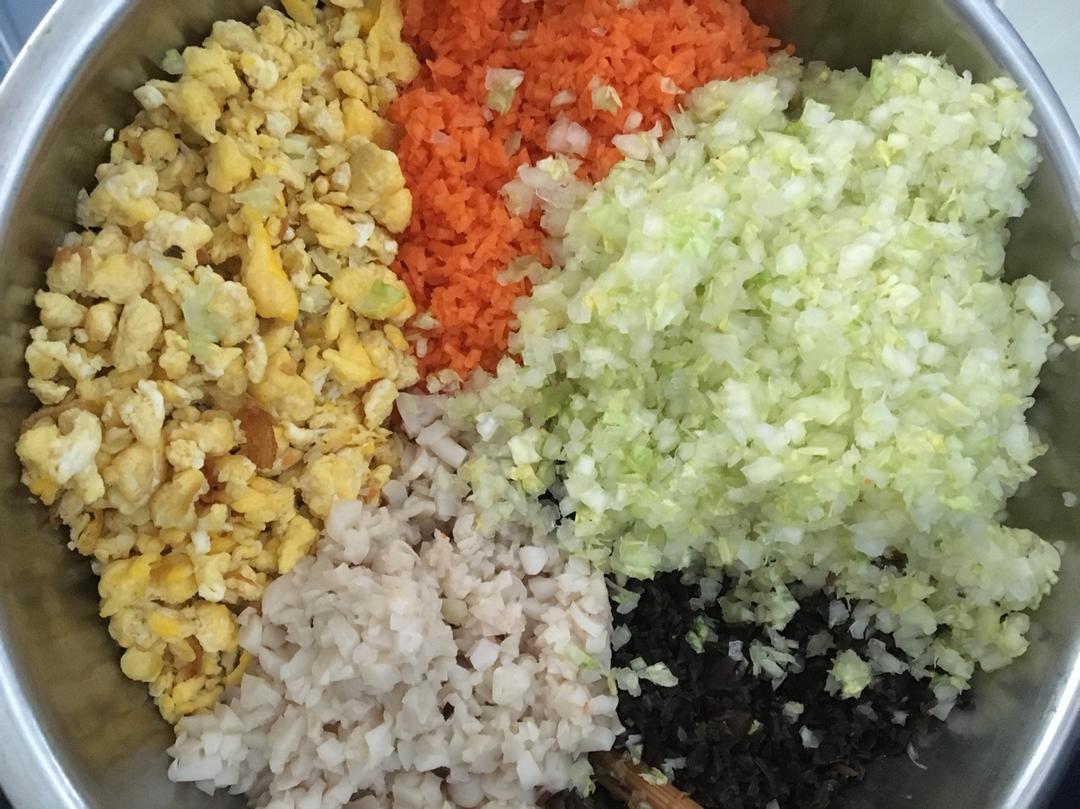 素馅大个饺子