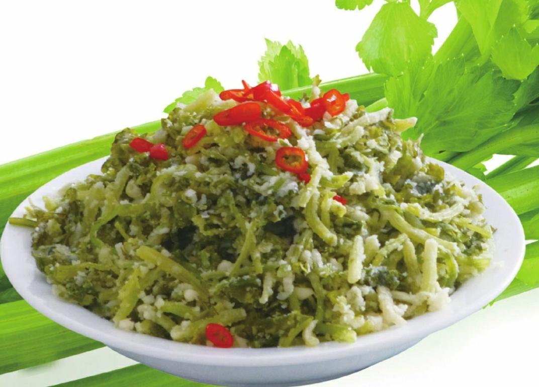 粉蒸芹菜