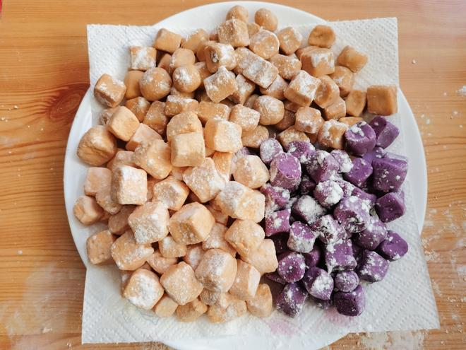 紫薯红薯南瓜芋圆的做法