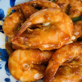 蒜蓉炒虾虾