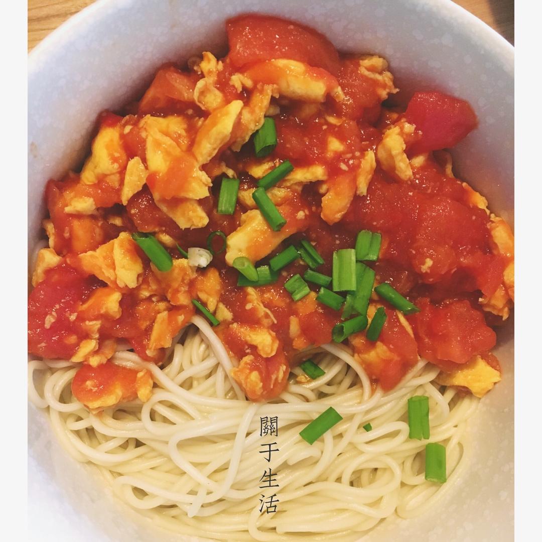 西红柿鸡蛋打卤面