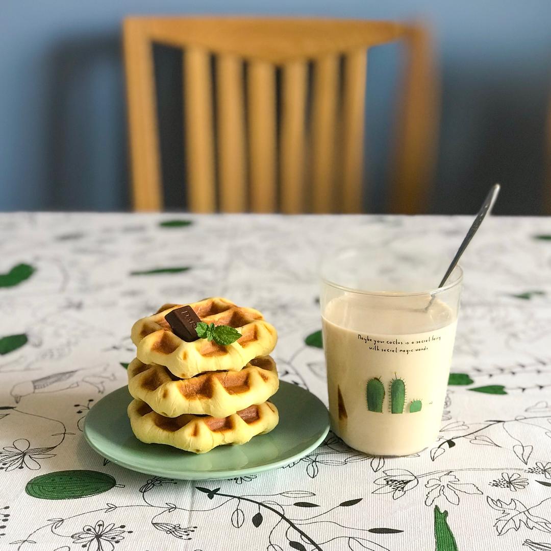 紫米华夫饼