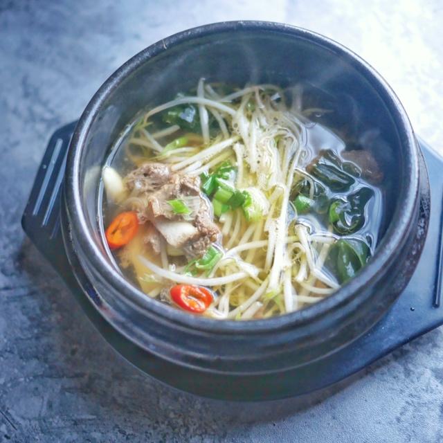 牛骨豆芽海带汤