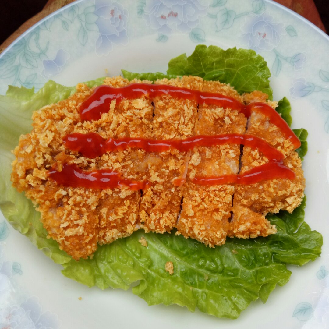 贪吃的美眉做的炸鸡排