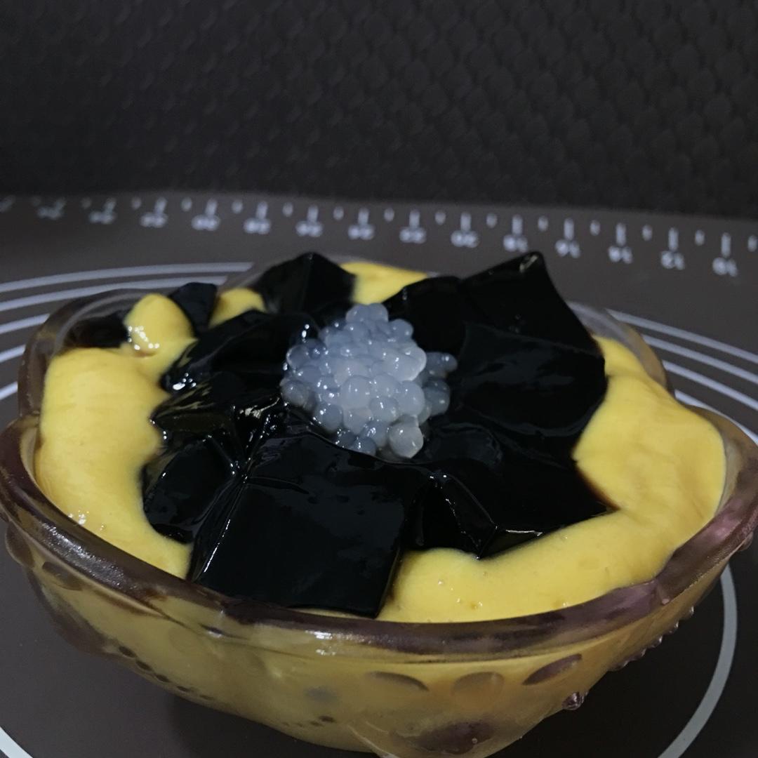 椰奶芒果烧仙草